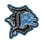 Detroit Lions "D" Logo Embroidered Patch
