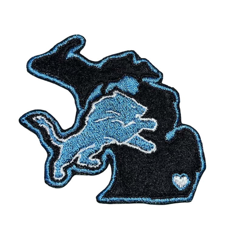 Detroit Lions Michigan State patch