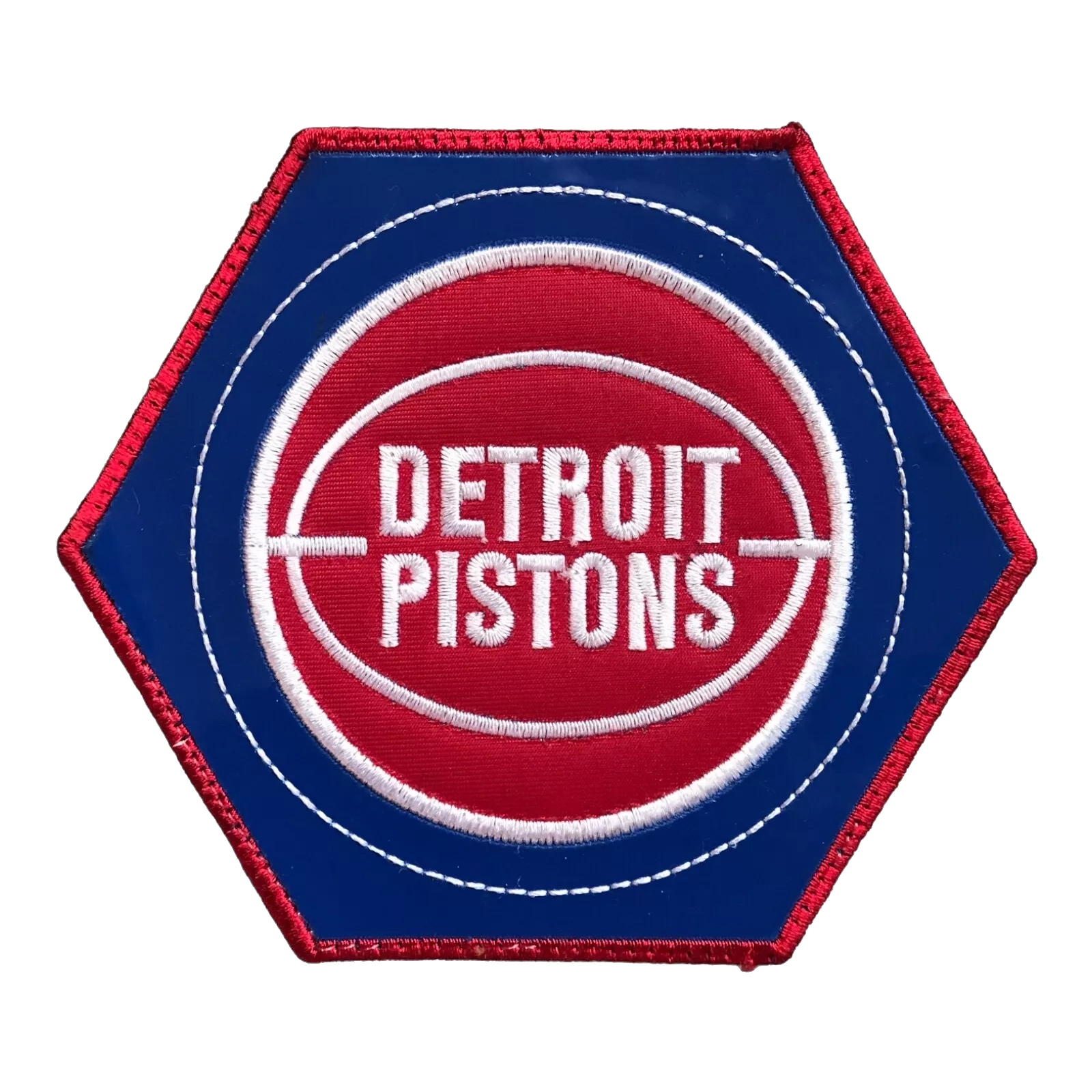 Detroit Pistons Hexagon Logo Patch