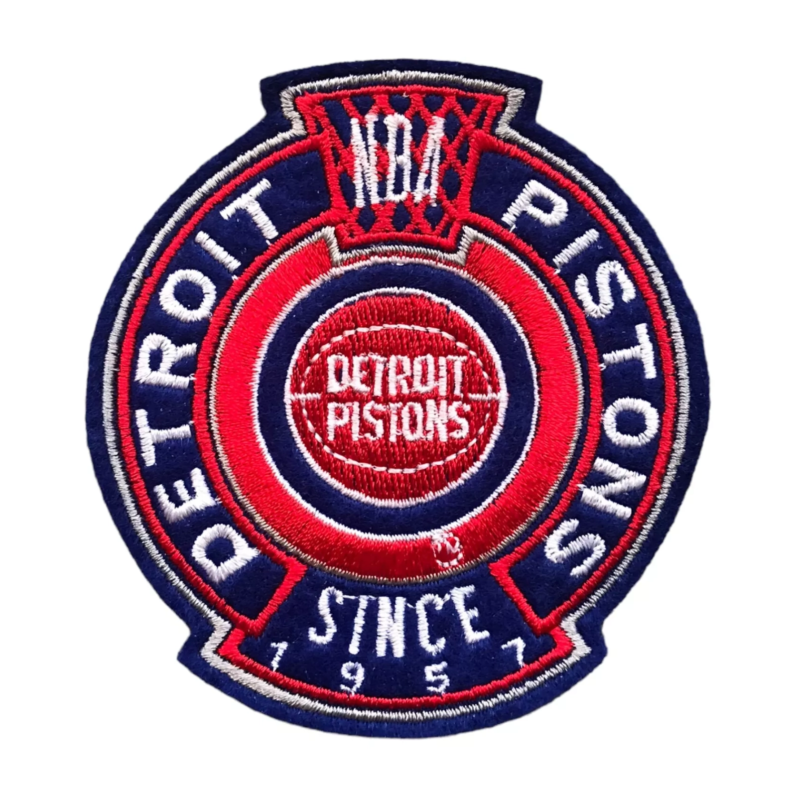 Detroit Pistons Since 1957 NBA Patch