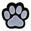 Dog Black and White Paw Patch