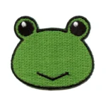 Gekota Green Frog Embroidered Patch