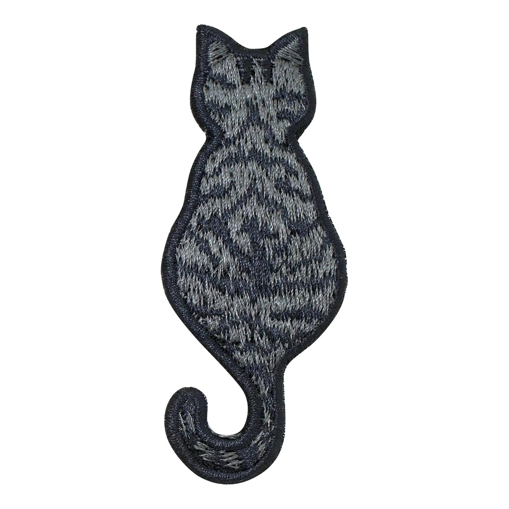 Grey Tabby Silhouette Patch