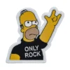 Homer Simpson Only Rock Patch