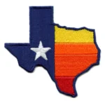 Houston Astros Tequila Sunrise Texas State Patch