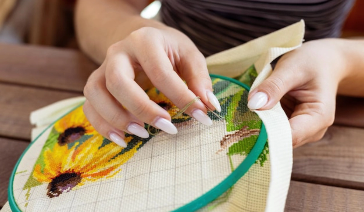 How to make embroidered patches by hand