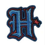 Huston Texans H-Town Blue Logo Embroidered Patch