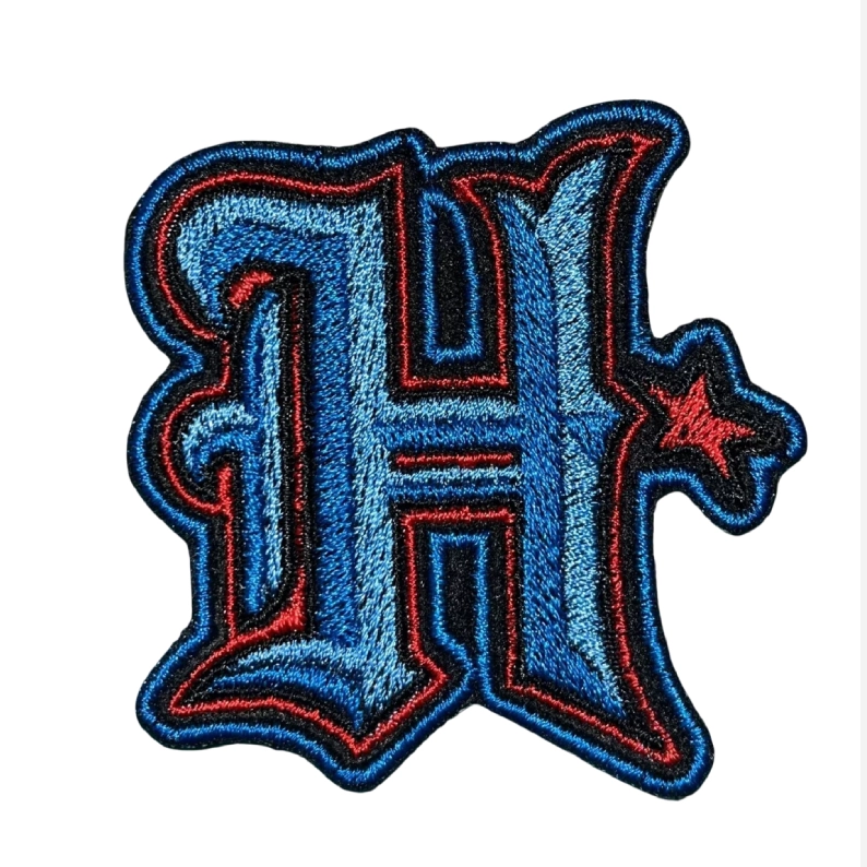 Huston Texans H-Town Blue Logo Patch