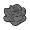 Dark Silver Rose Patch