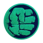 Incredible Hulk Fist Round Patch