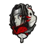 Itachi Uchiha Anbu Mask & Sharingan Embroidered Patch