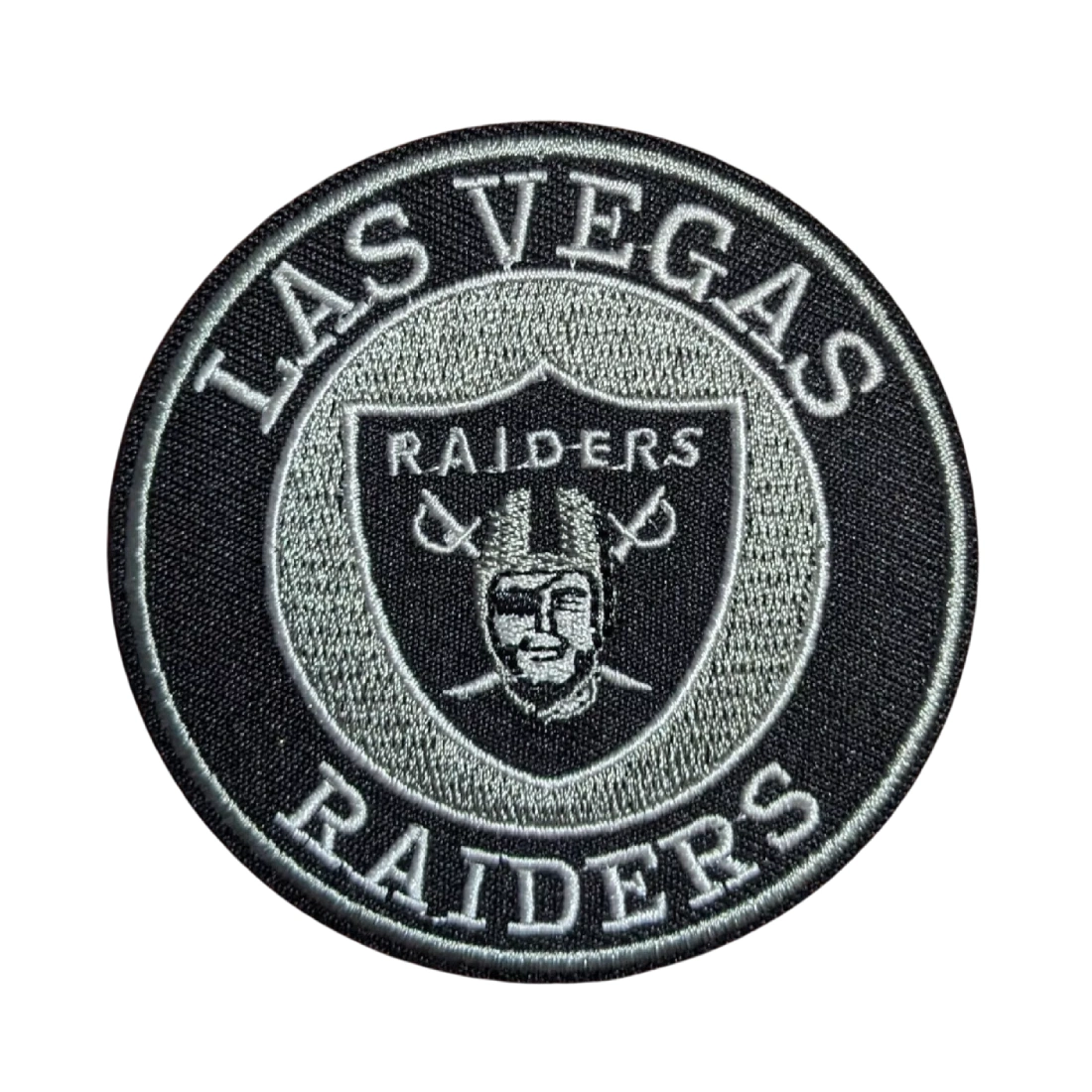 Las Vegas Raiders Round Shield Logo Patch