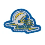 Los Angeles Chargers Helmet Blue Logo Patch