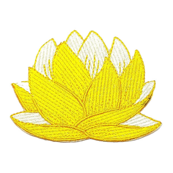 Lotus Flower Yellow Patch