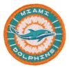 Miami Dolphins Round Emblem Patch