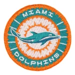 Miami Dolphins Round Emblem Patch