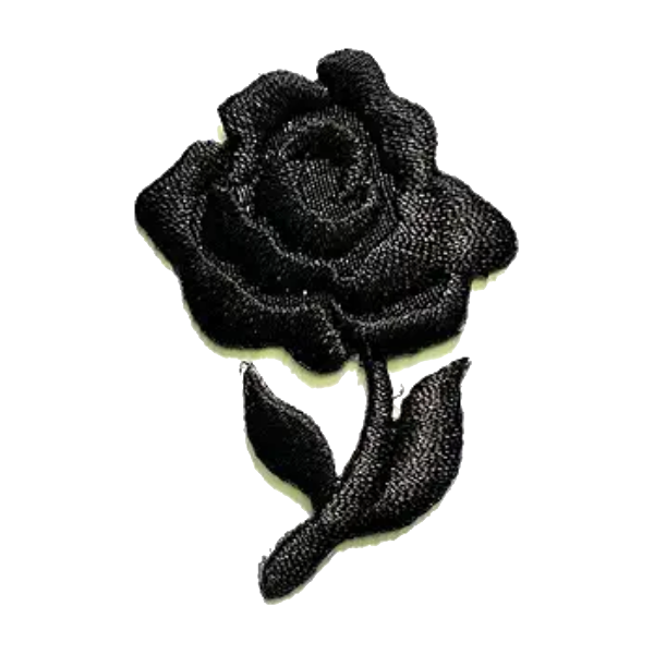 Mini Beautiful Noir Rose Patch