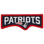 New England Patriots Block Wordmark Patch