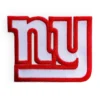 New York Giants NY Logo Red Border Patch