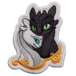 Night Fury and Light Fury Love Patch