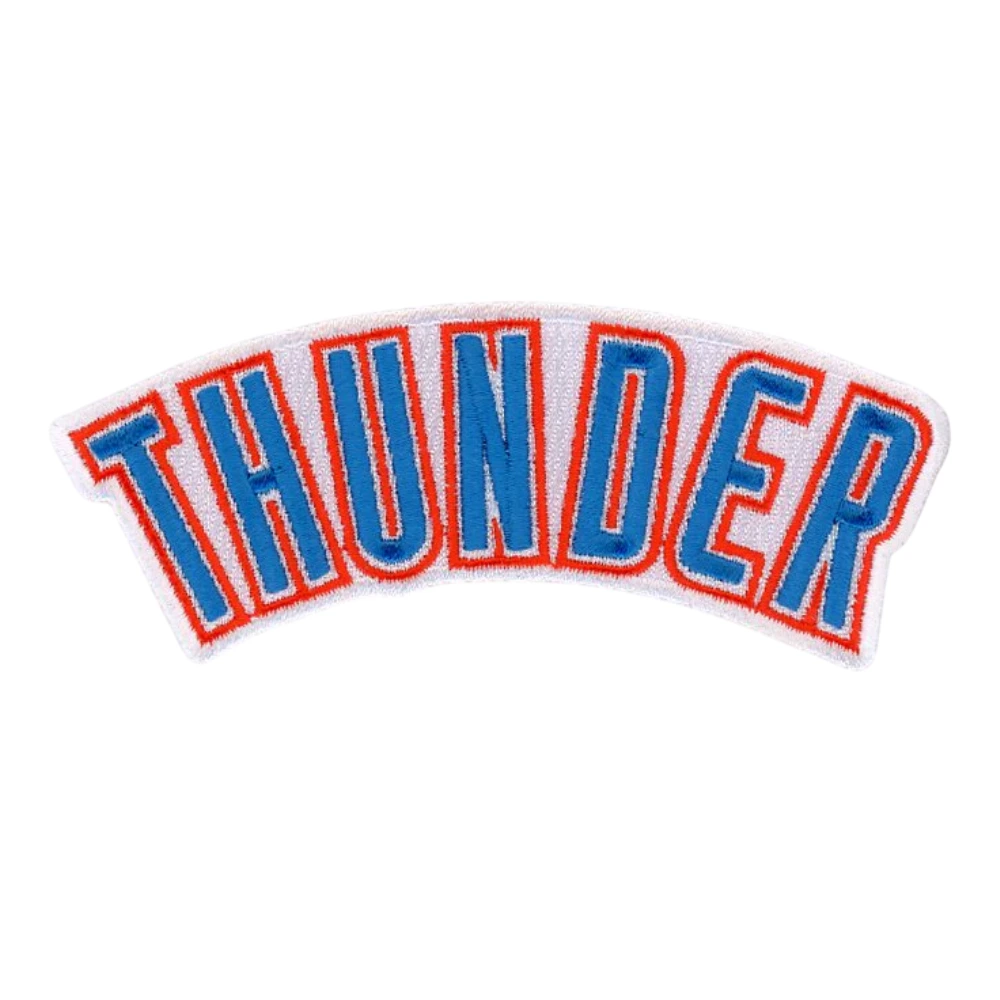 Oklahoma City Thunder "THUNDER" Arch Patch