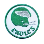 Philadelphia Eagles Round Helmet Logo Patch