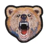 Roaring Grizzly Bear Embroidered Patch