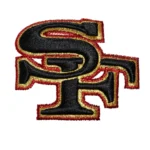 San Francisco 49ers 3D SF Logo Patch