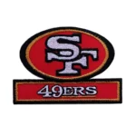 San Francisco 49ers SF Logo with 49ers Letter Patch
