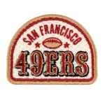 San Francisco 49ers Team Spirit White Embroidered Patch