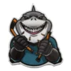 San Jose Sharks Mascot Patch