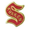 Seattle Kraken Red S Wordmark Patch