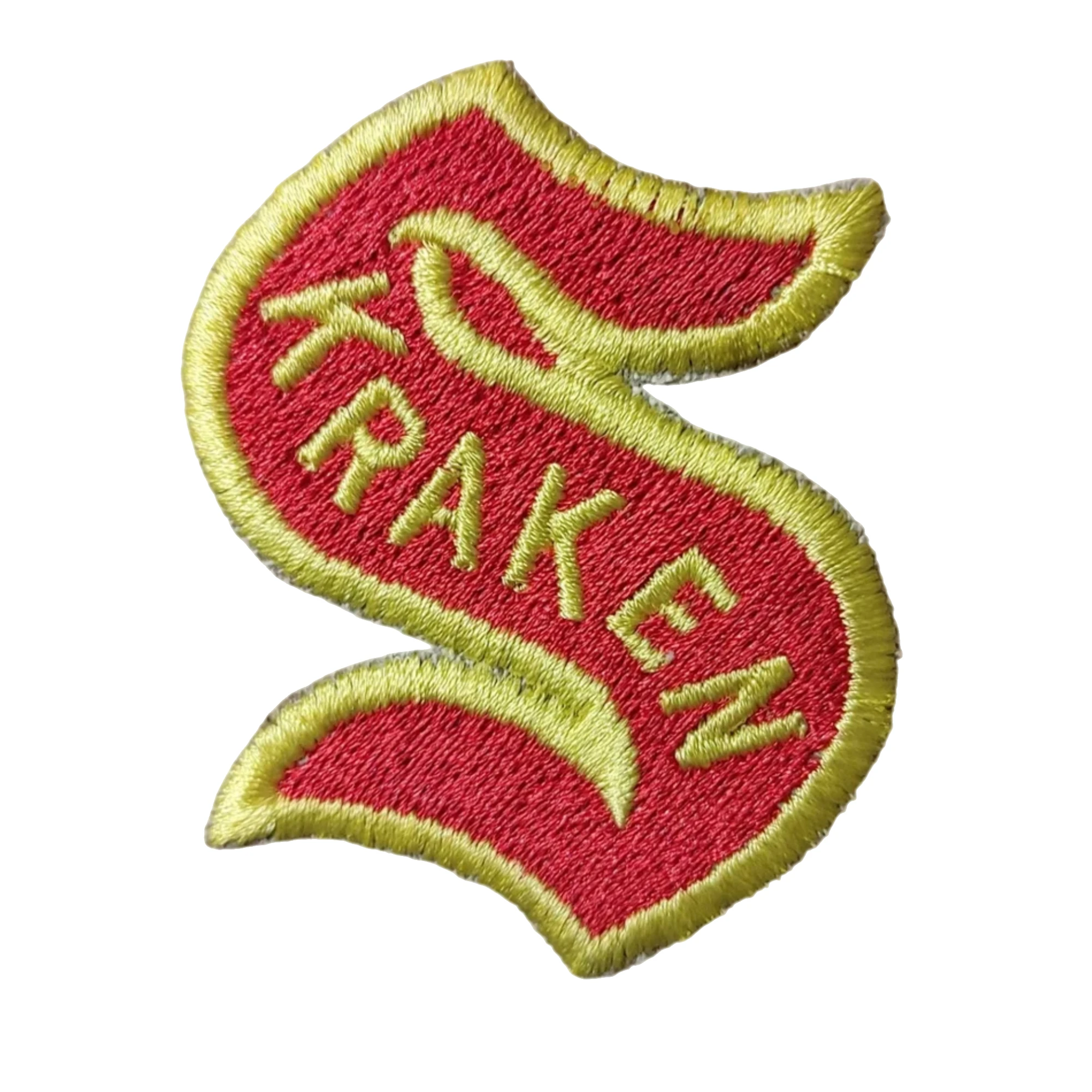 Seattle Kraken Red S Wordmark Patch