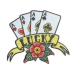 Sonic Lucky Poker Logo Patch
