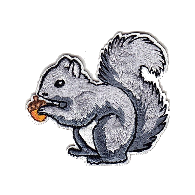 Squirrel with Acorn Patch