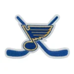 St. Louis Blues Crossed Hockey Sticks Patch