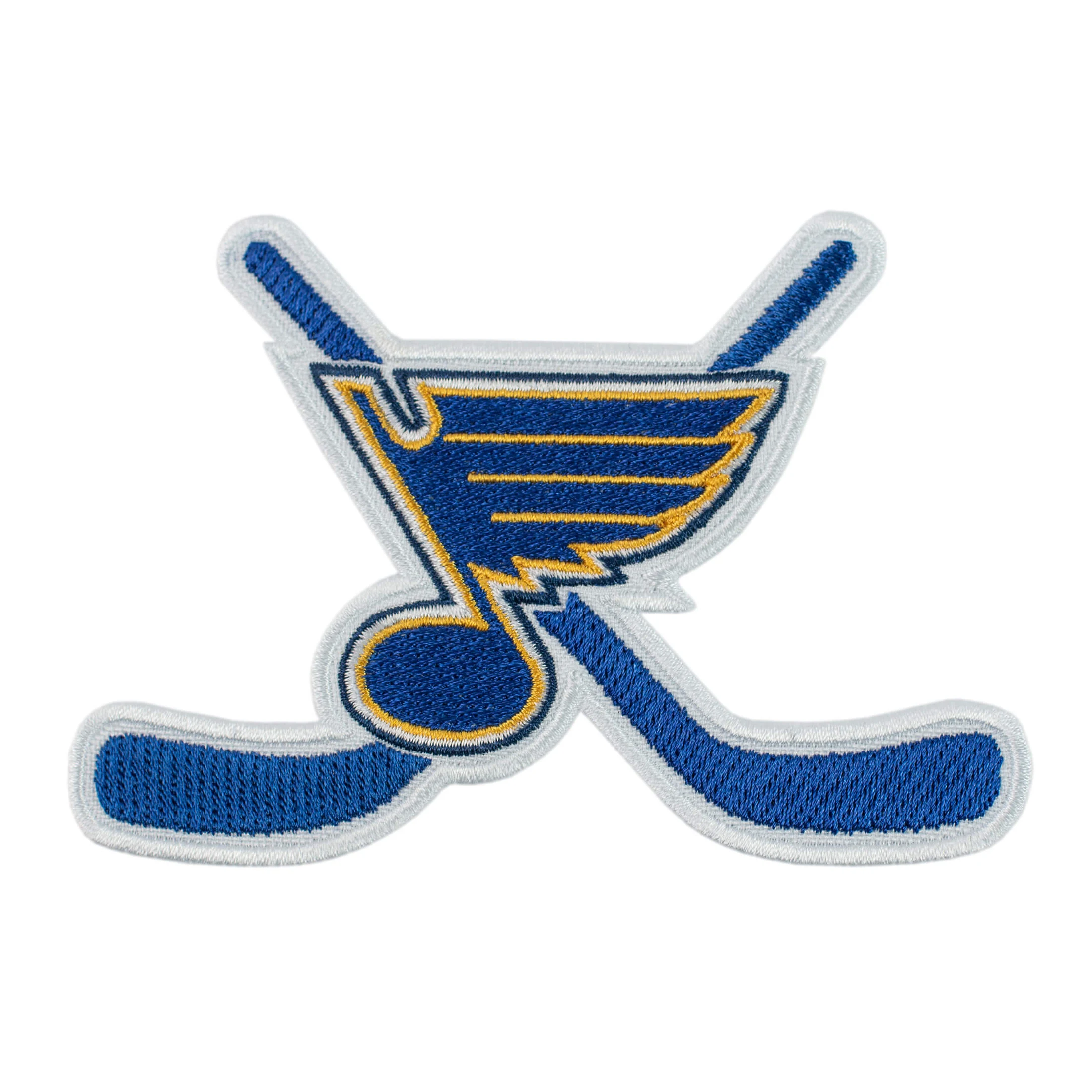 St. Louis Blues Crossed Hockey Sticks Patch