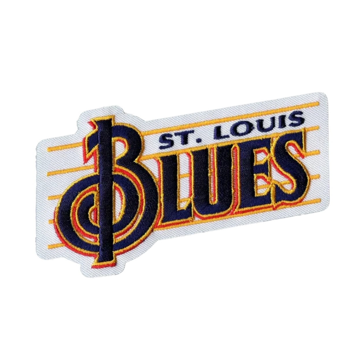 St. Louis Blues Music Staff Wordmark Patch