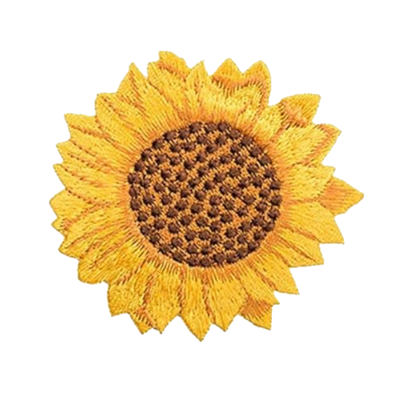 Sunflower Blooming Head Patch