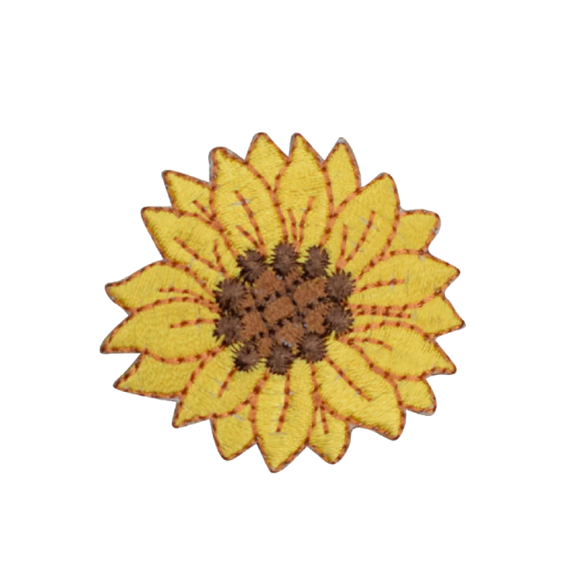 Sunflower Head Blooming Patch