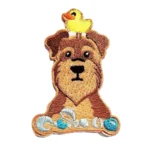 Terrier & Duckling Friendship Patch
