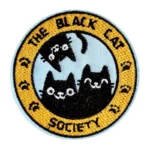 The Black Cat Society Embroidered Patch