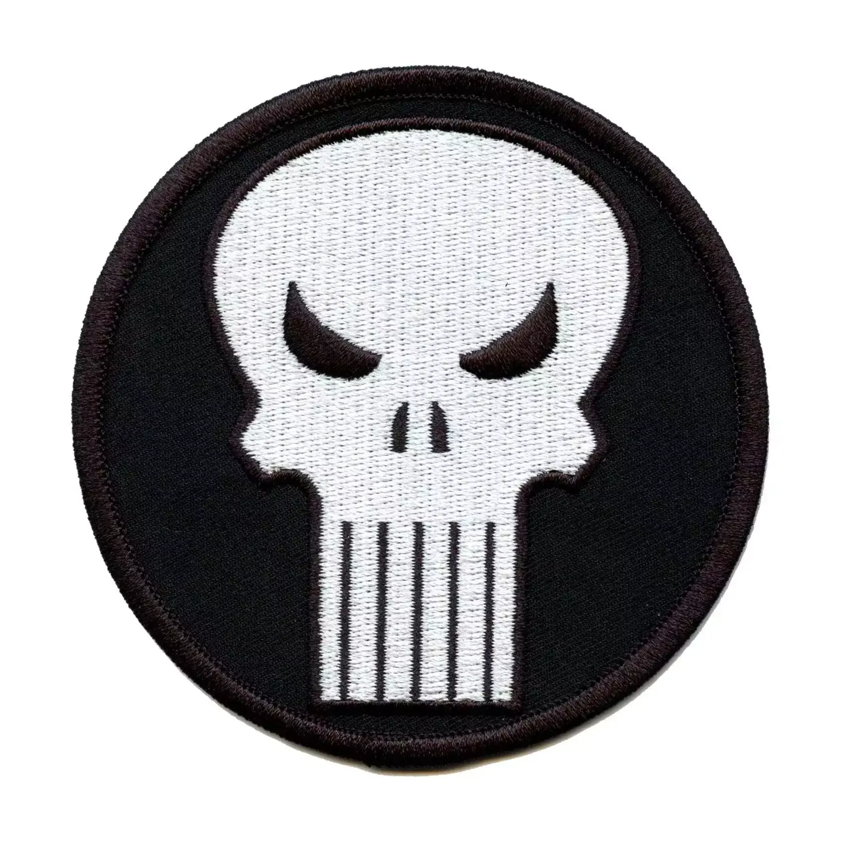 The Punisher Skull Round Patch