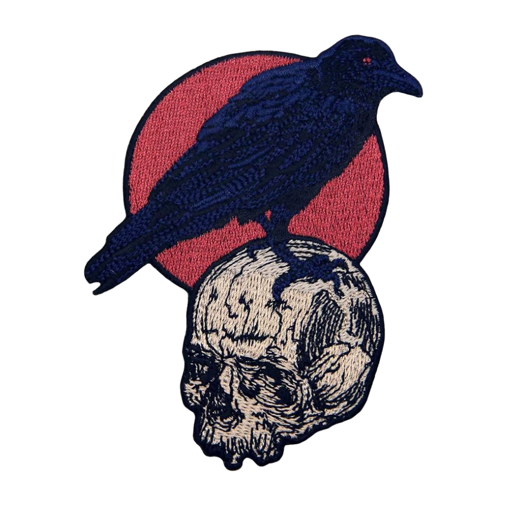 The Raven On The Skull Patch