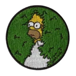 The Simpsons Homer Hiding in Bushes Patch