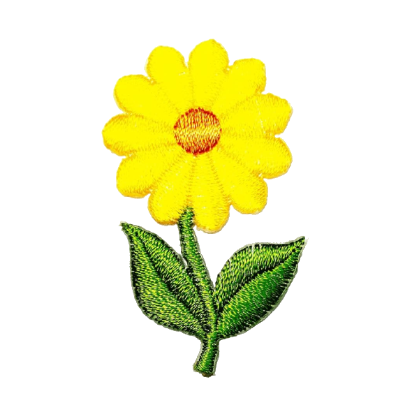 Tiny Mini Sunflower Yellow Patch