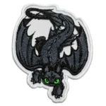 Toothless Night Fury Crawling Iron-On Patch