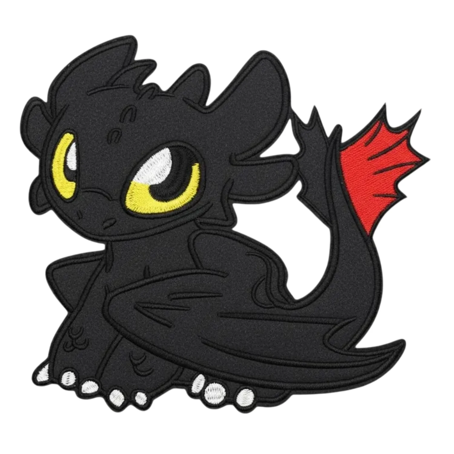 Toothless Night Fury Sitting Patch
