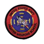 Top Gun USN Fighter Red Embroidery Patch