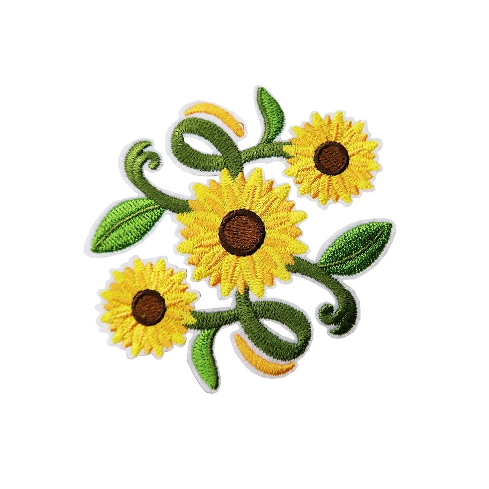 Triple Sunflower Vine Patch